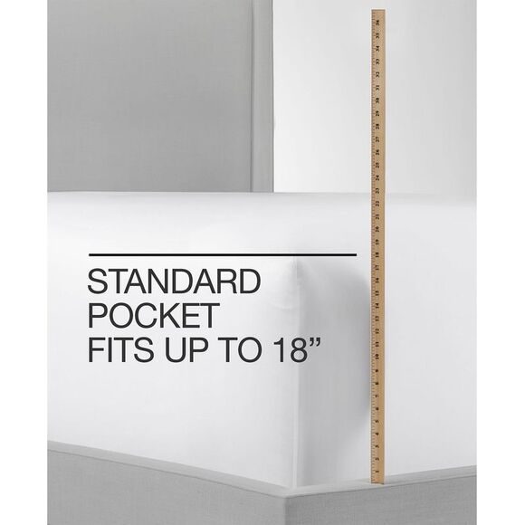 Bergen House Extra Deep Pocket 1000 Thread Count King Sheet Set White - NWT $380 - Picture 2 of 2